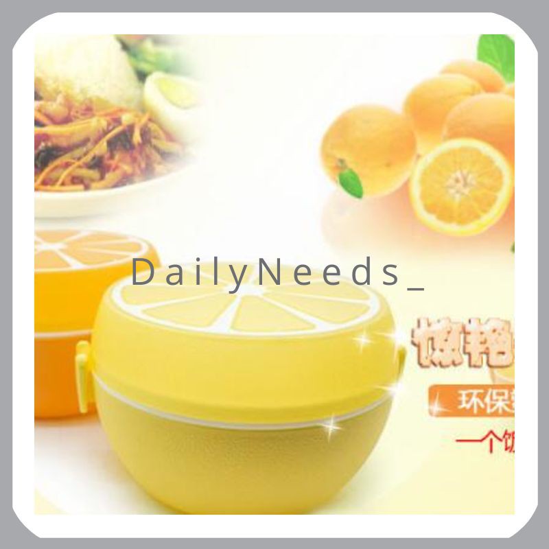 Kotak bekal makanan motif buah Lunch box kotak bekal makan anak School tupperware