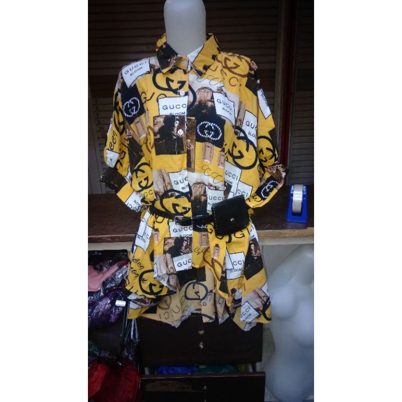 KEMEJA GUCCI IMPORT