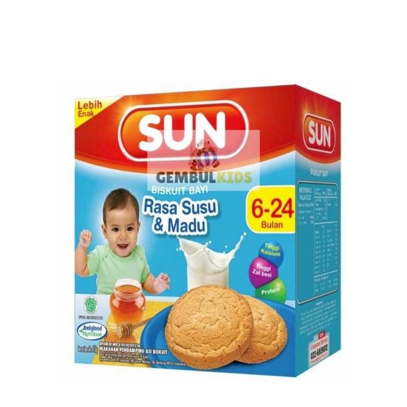 

Sun Biskuit Rusk Susu dan Madu 75g