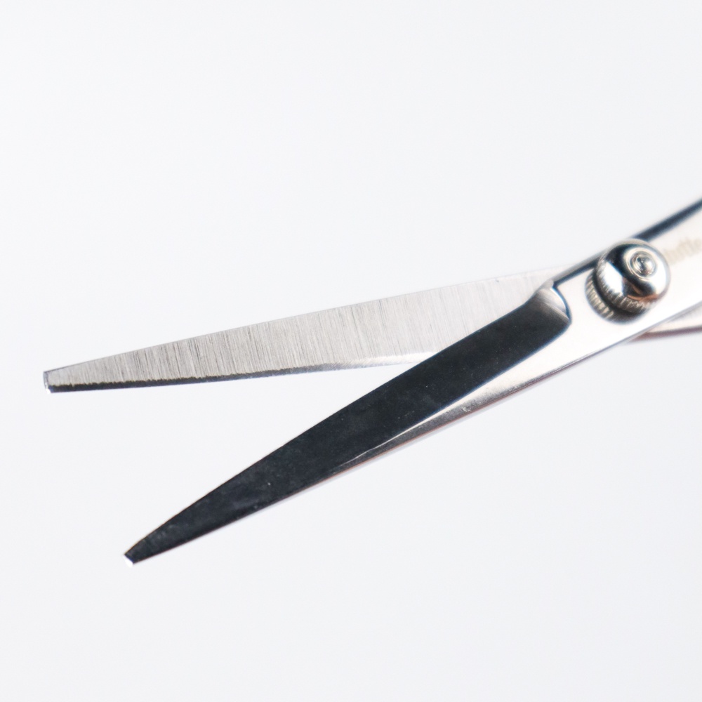 Gunting Rambut Full Stainless Steel Model Flat Cut - Silver