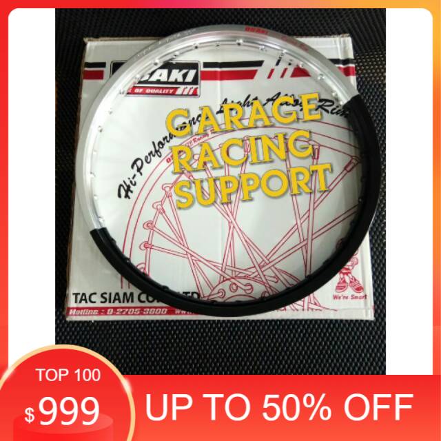 PROMO VELG OSAKI BLACK SILVER 160-17   *