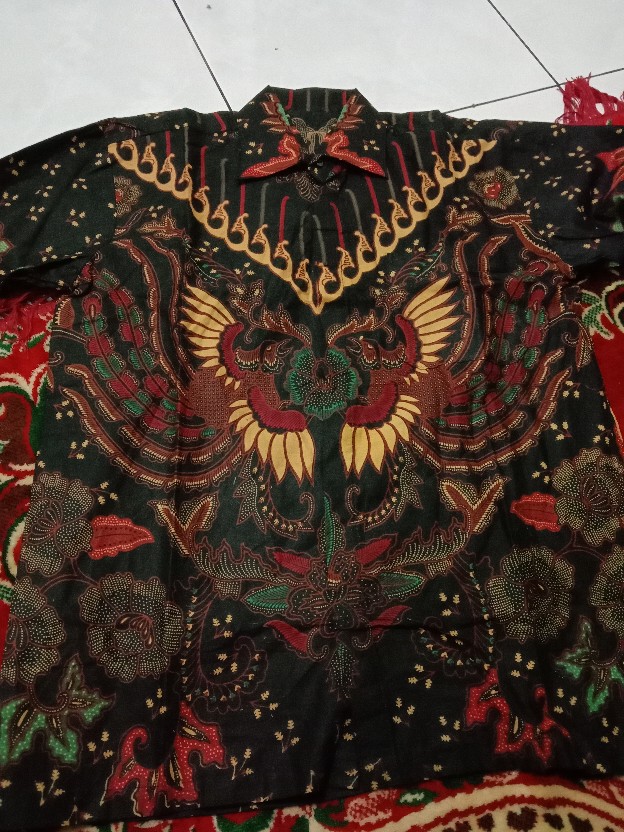 Size M L Xl Xxl Xxxl Bswart Batik Hrb026 Kenongo Hem Pendek Padi Pekalongan M L Xl Batik