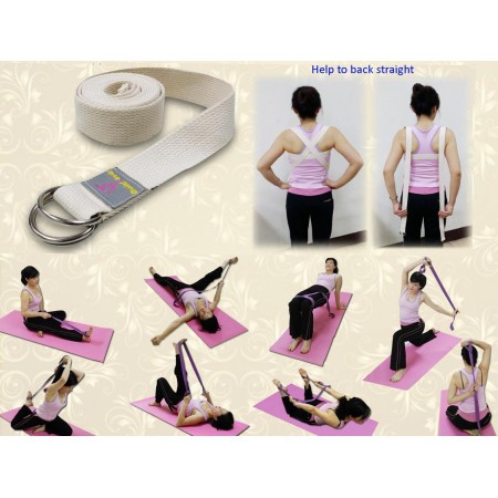 YOGA STRAP Yoga Belt Tali Yoga D ring Yoga Belt Yoga Kekinian Bia Melenturkan Badan strap Tahan Lama