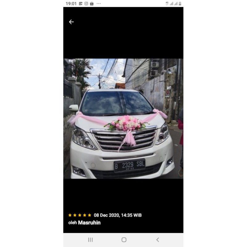 BUNGA MOBIL PENGANTIN,BUNGA PALSU(READY STOCK)-7