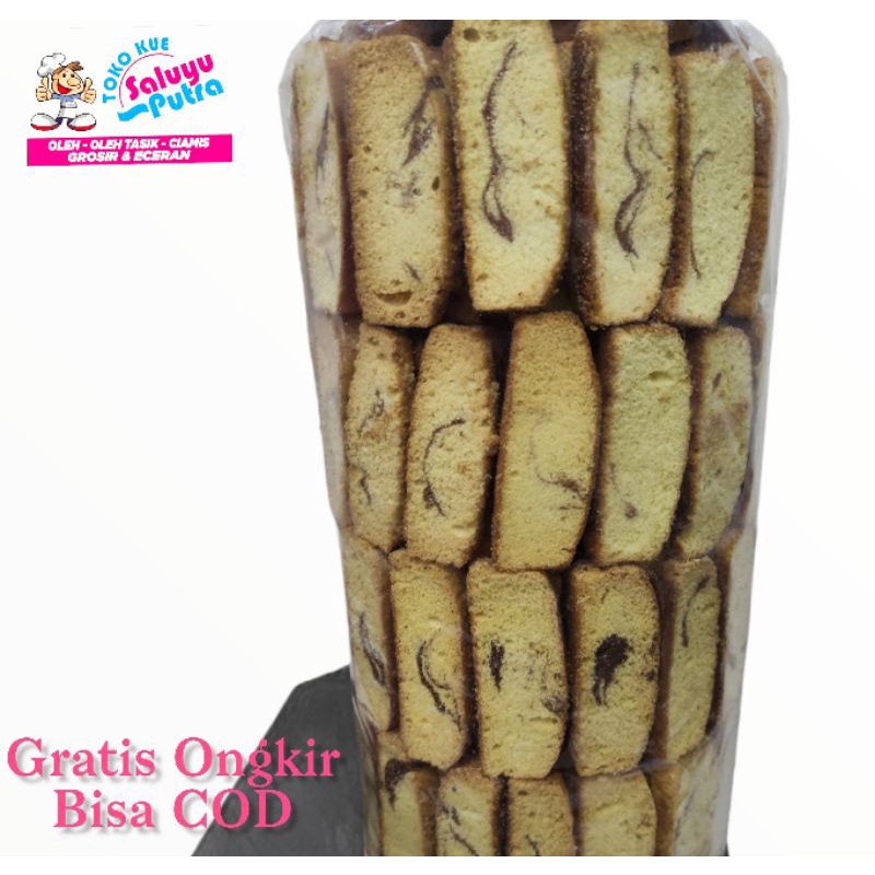 

Kue Bolu Kering Kiloan / Kue Bolu Kering Marmer/ Kue Bolu Jadul 250 gram