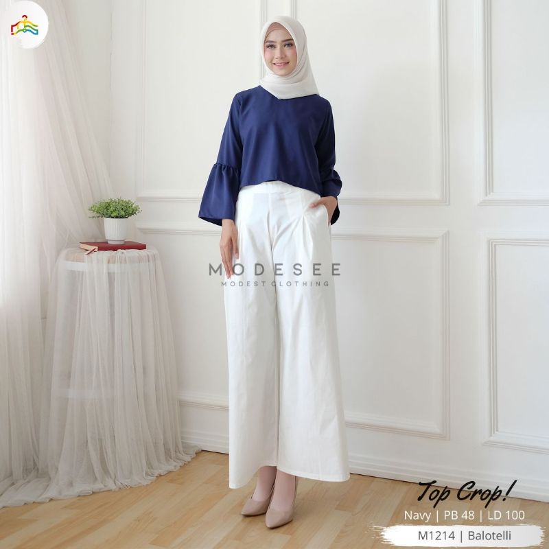 BAJU ATASAN WANITA CROP TOP KEMEJA BLOUSE TUNIK MUSLIMAH