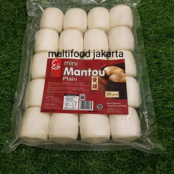

(PROMO RZK45) Mantau edo mini plain frozen isi 20 ❋
