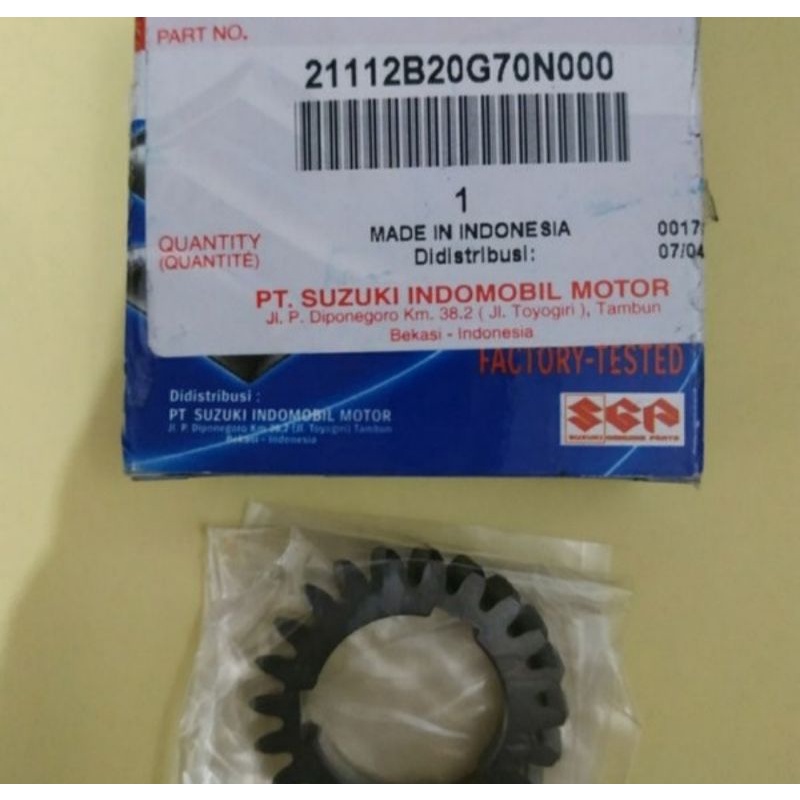 Gigi primer shogun 125 ori sgp