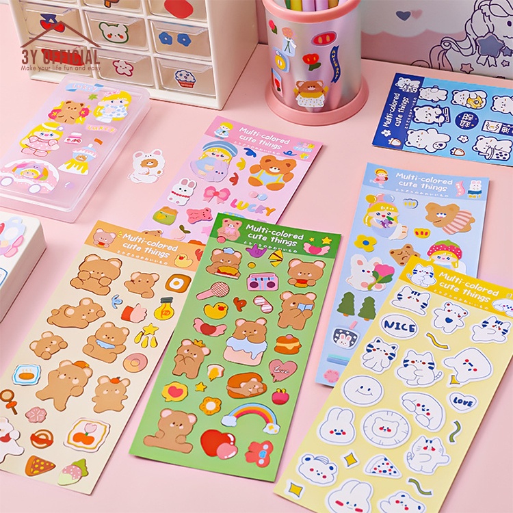 

3Y STICKER PVC SWEET HEART DIY AESTHETIC SCRAPBOOK LOVERSTUFF