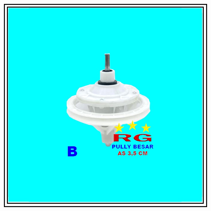 GEARBOX MESIN CUCI MODEL POLYTRON GG 10 PULI BESAR