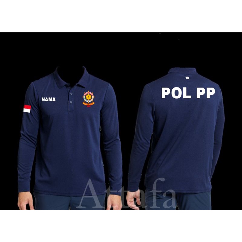KAOS POL PP TANGAN PANJANG / KAOS WANGKI KAOS KERAH POL PP