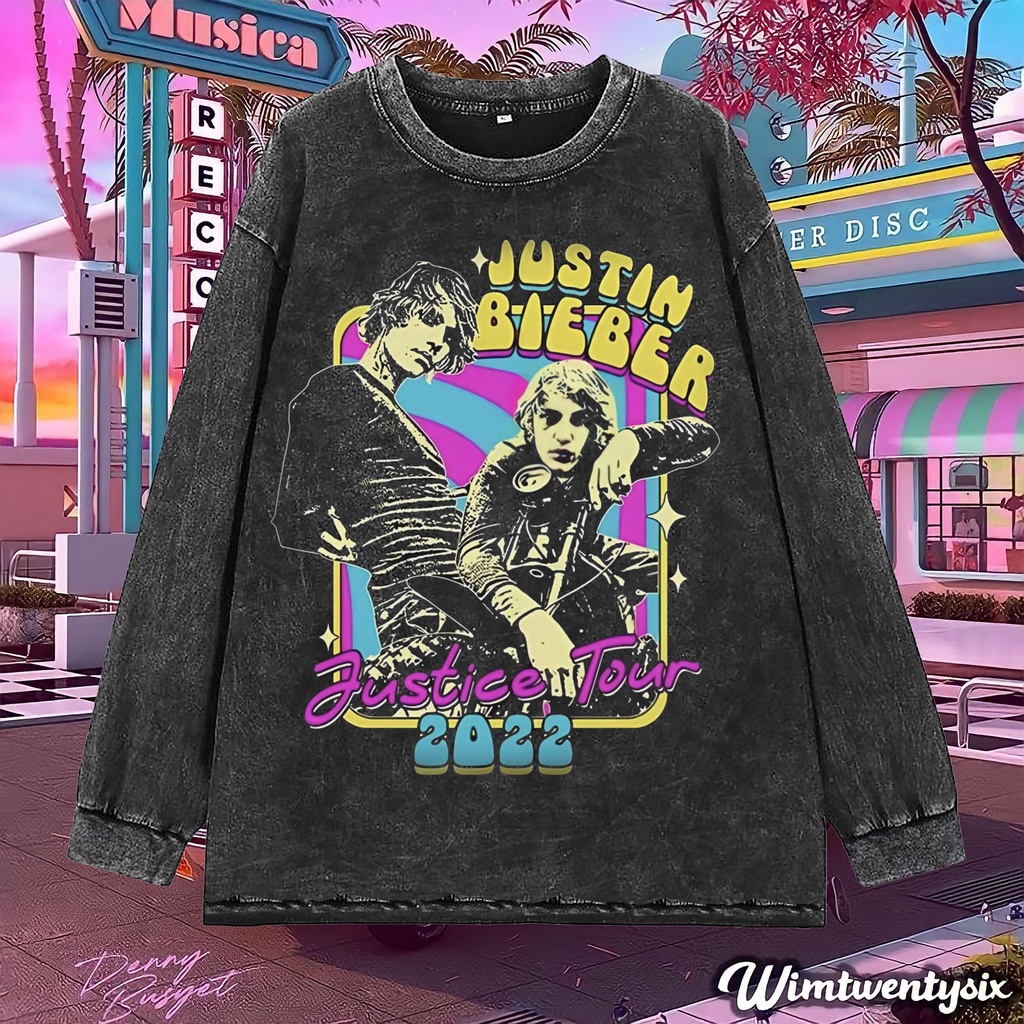 longsleeve | kaos oversize | oversize washing | t-shirt oversized | kaos justin bieber justice tour 