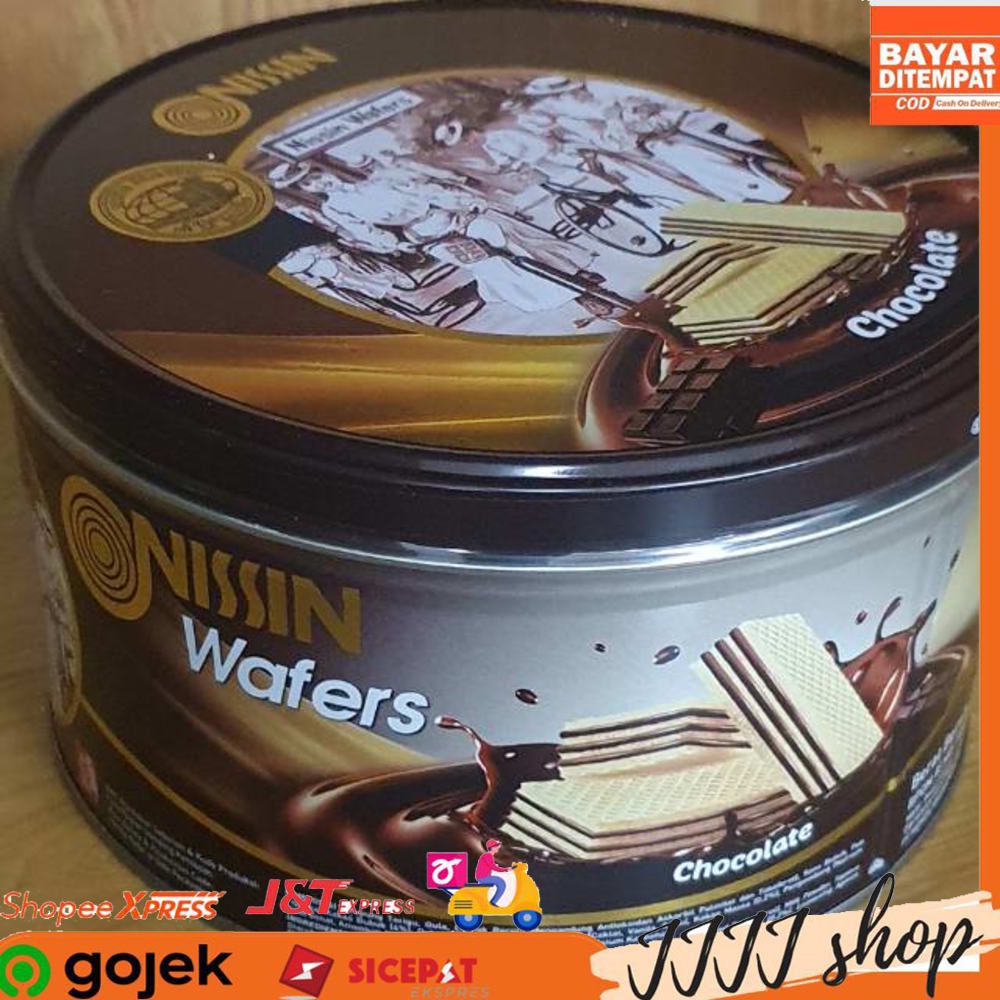 

Nissin Chocolate Wafers Snack Biskuit Cemilan Wafer Rasa Coklat 200gr