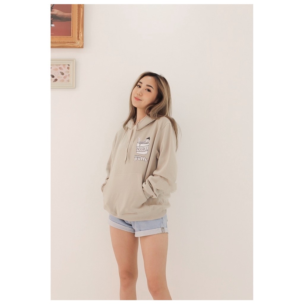 HOODIE WANITA NOODLE LITTE PUFFY - ATASAN HOODIE PREMIUM