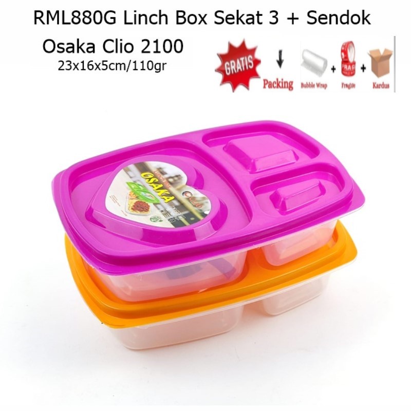 Misting Clio Osaka / Kotak Makan / Bekal / Lunch Box bagus