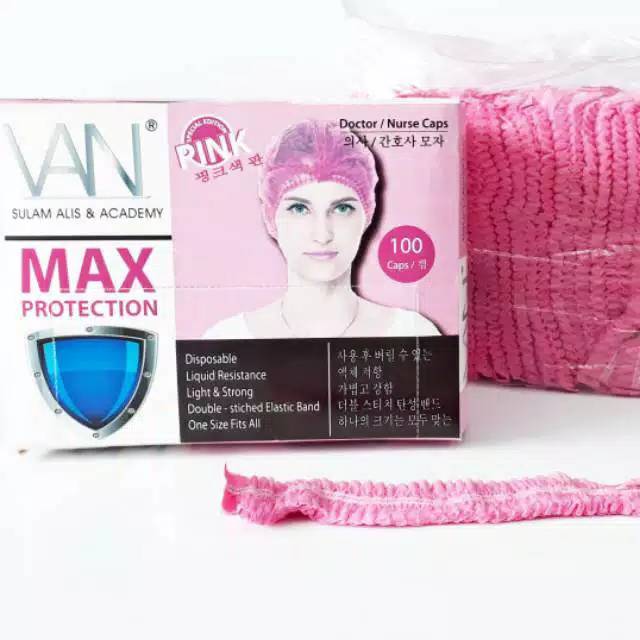 1 BOX - 100 pcs - nurse cap / hair cap Onemed &amp; Van