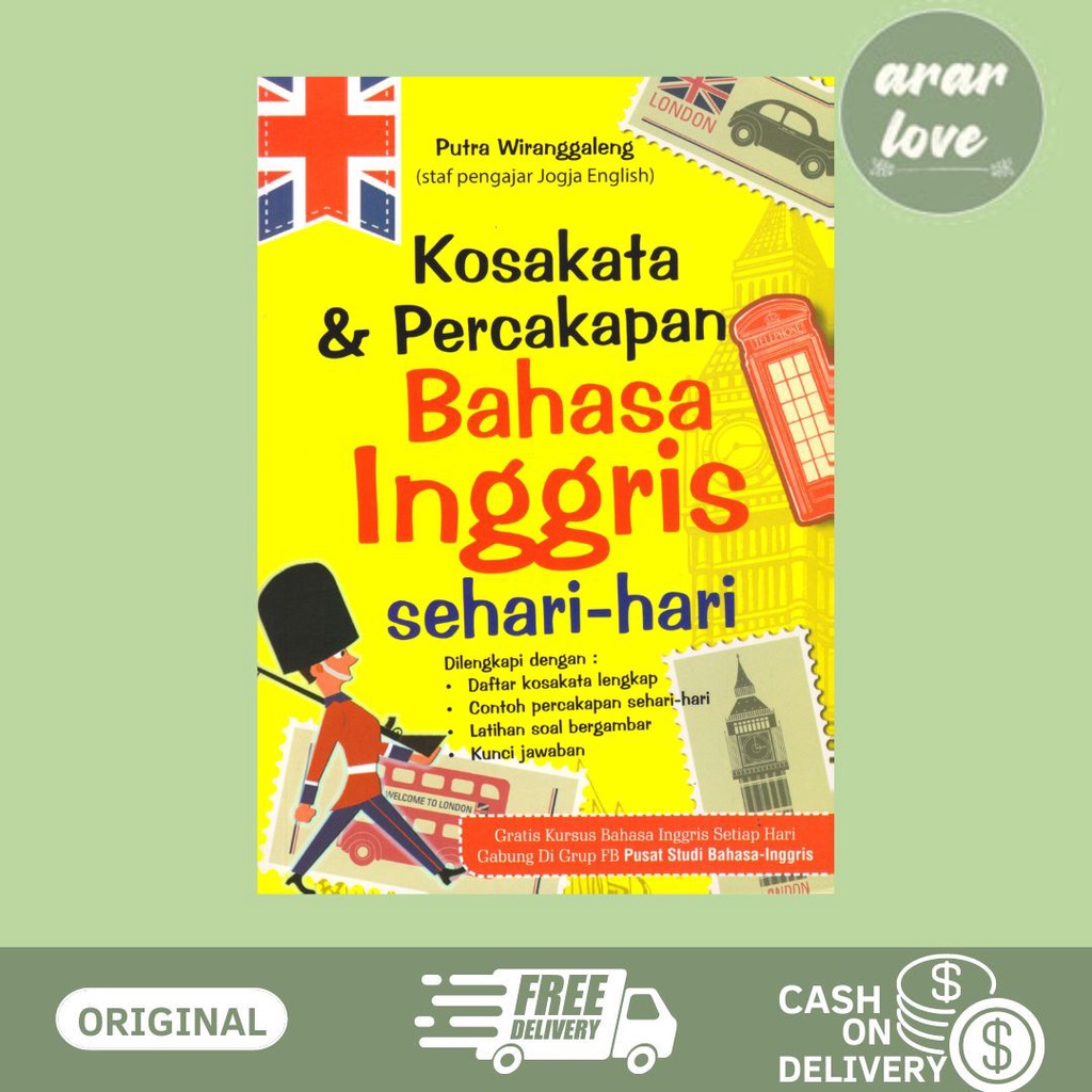 BUKU KOSAKATA & PERCAKAPAN BAHASA INGGRIS SEHARI-HARI