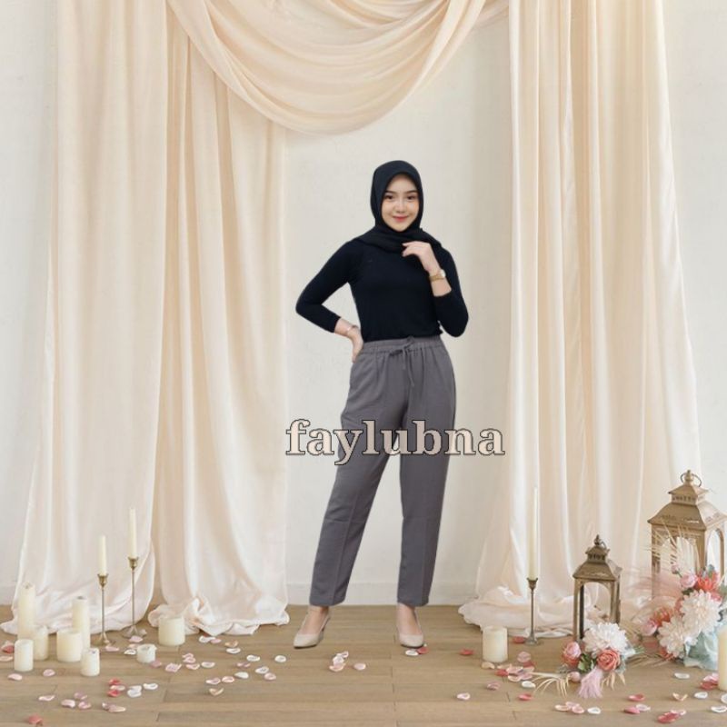 BAGGY PANTS KRINGKLE PREMIUM / BAGGY KRINGKLE JUMBO / PANTS BIG SIZE / CELANA PANJANG WANITA / BAGGY JUMBO