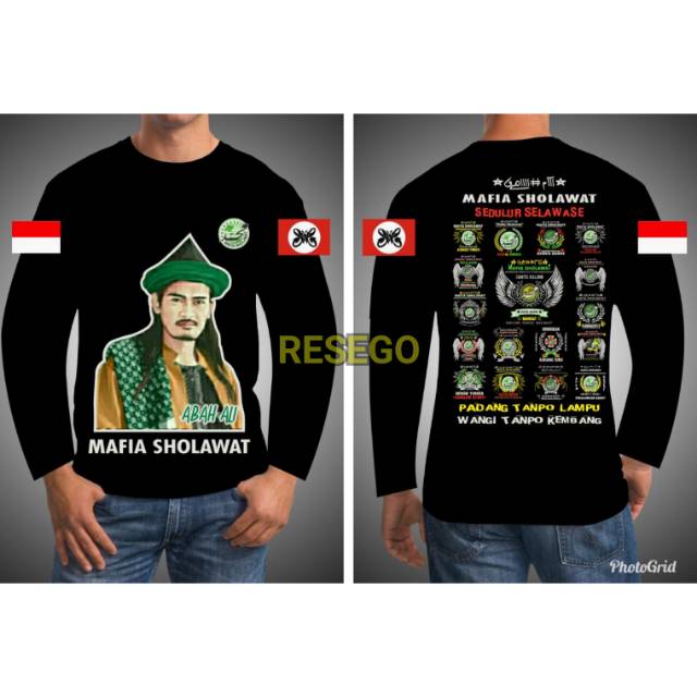 Kaos Mafia Sholawat Lengan Panjang Shopee Indonesia