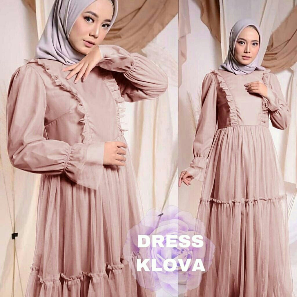 DRESS KLOVA 4Warna