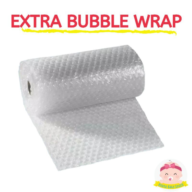 

EXTRA BUBBLE WRAP UNTUK PACKING AYANA BABY SNACK