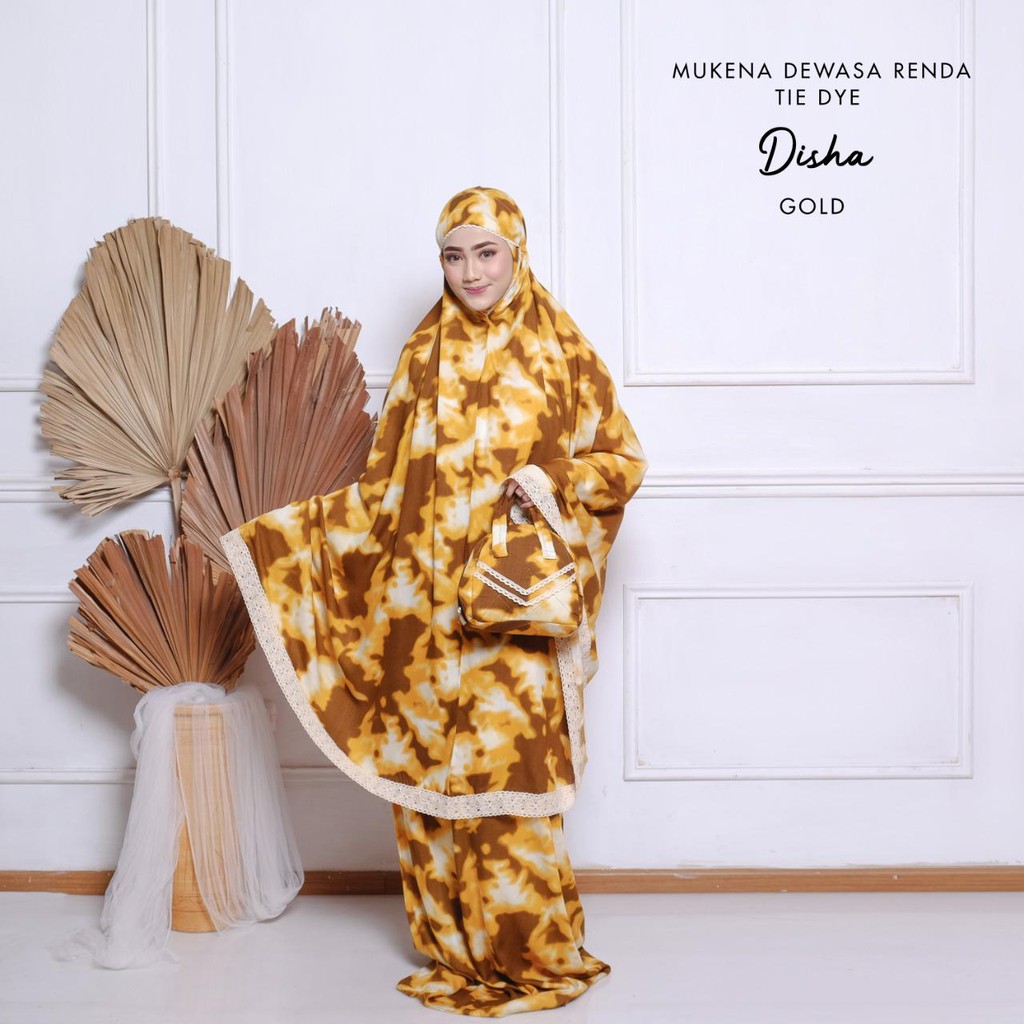 MUKENA BALI TASIK - MUKENA DEWASA RENDA TIE DYE DISHA