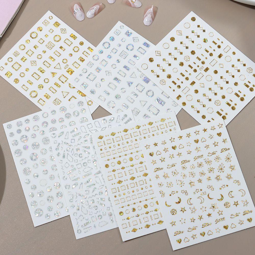 Solighter Stiker Kuku 3D Kecantikan Nail Art Dekorasi Fashion Manicure