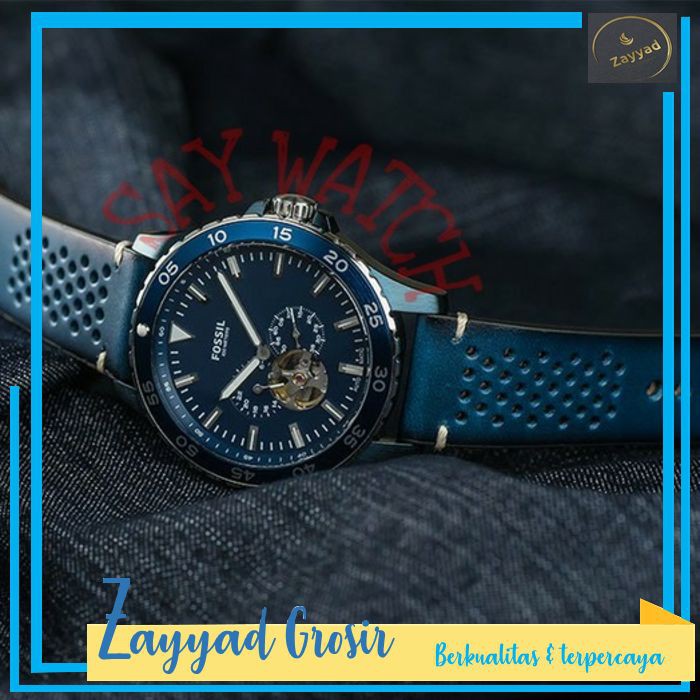 B91 Jam Tangan Pria Fossil ME3149 Crewmaster Sport Automatic Original