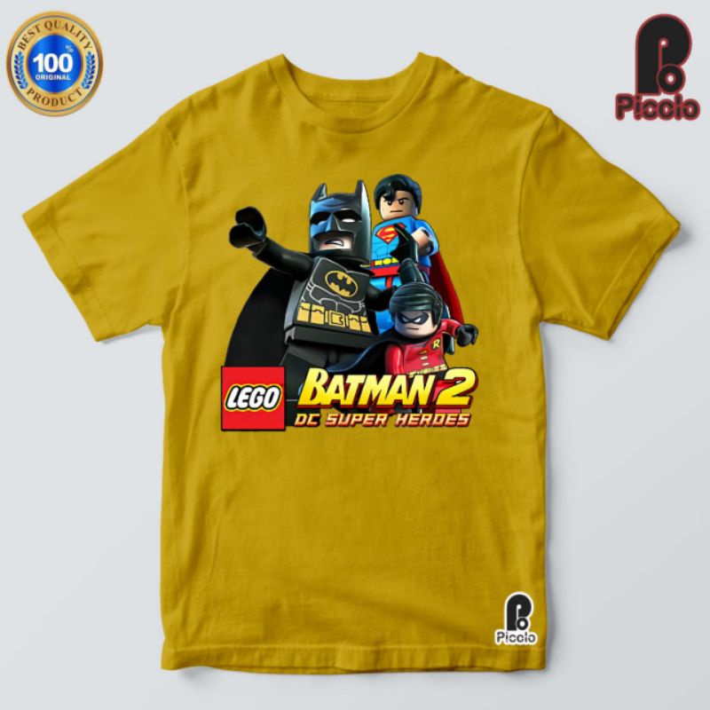 baju kaos anak lego karakter batmen bahan premium