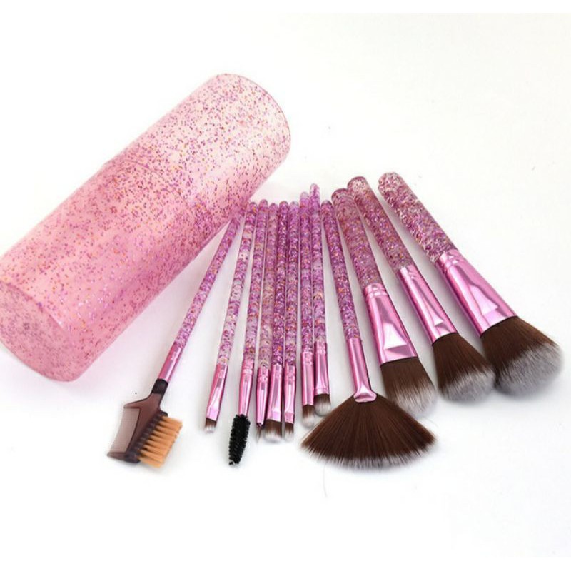 Kuas Make Up Tabung 12 in 1 / Make Up Tools / Brush Make Up Isi 12pcs