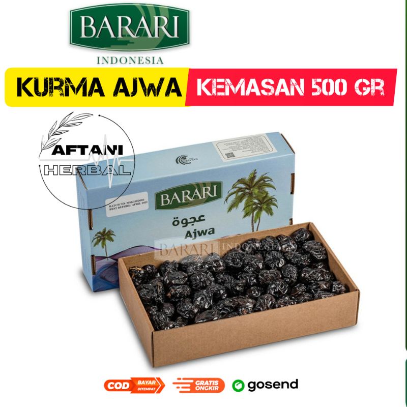 

kurma ajwa - AJWA BARARI 500 gr - kurma barati ajwa - kurma nabi