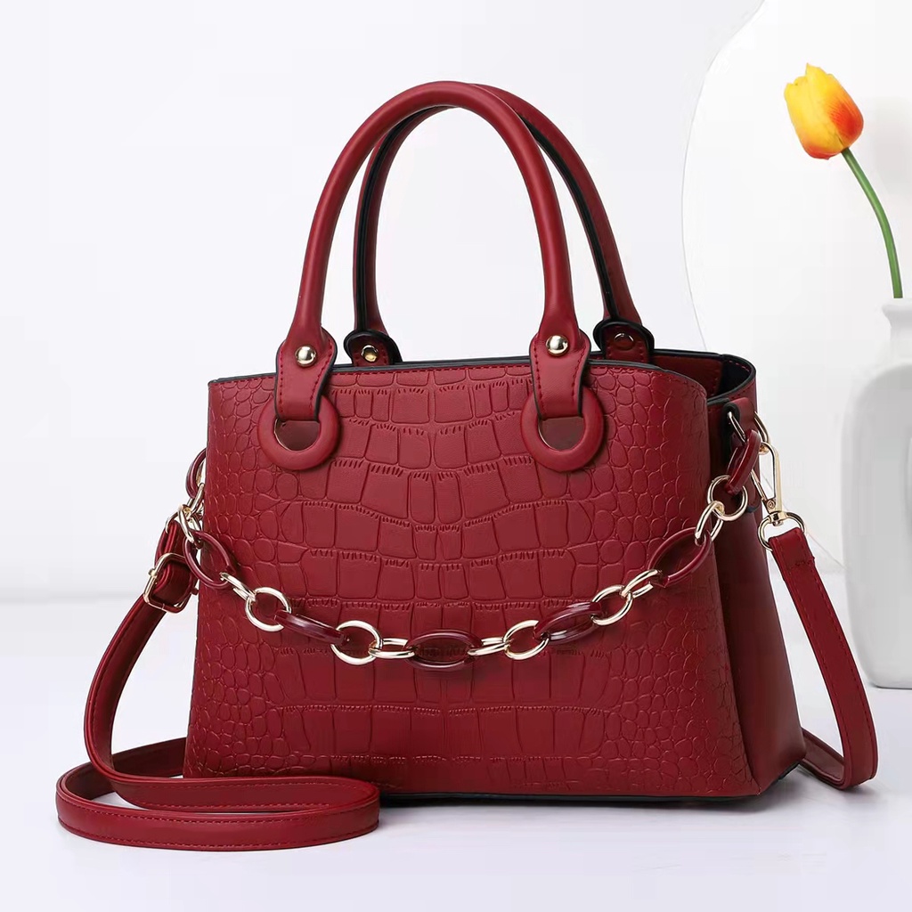 9133 TAS WANITA IMPORT SLEMPANG HANDBAG [1KG 2PC] PERFECT CORNER