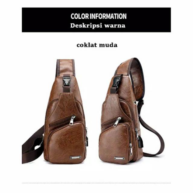 SELEMPANG KULIT PRIA TAS HP TAS IMPORT BATAM