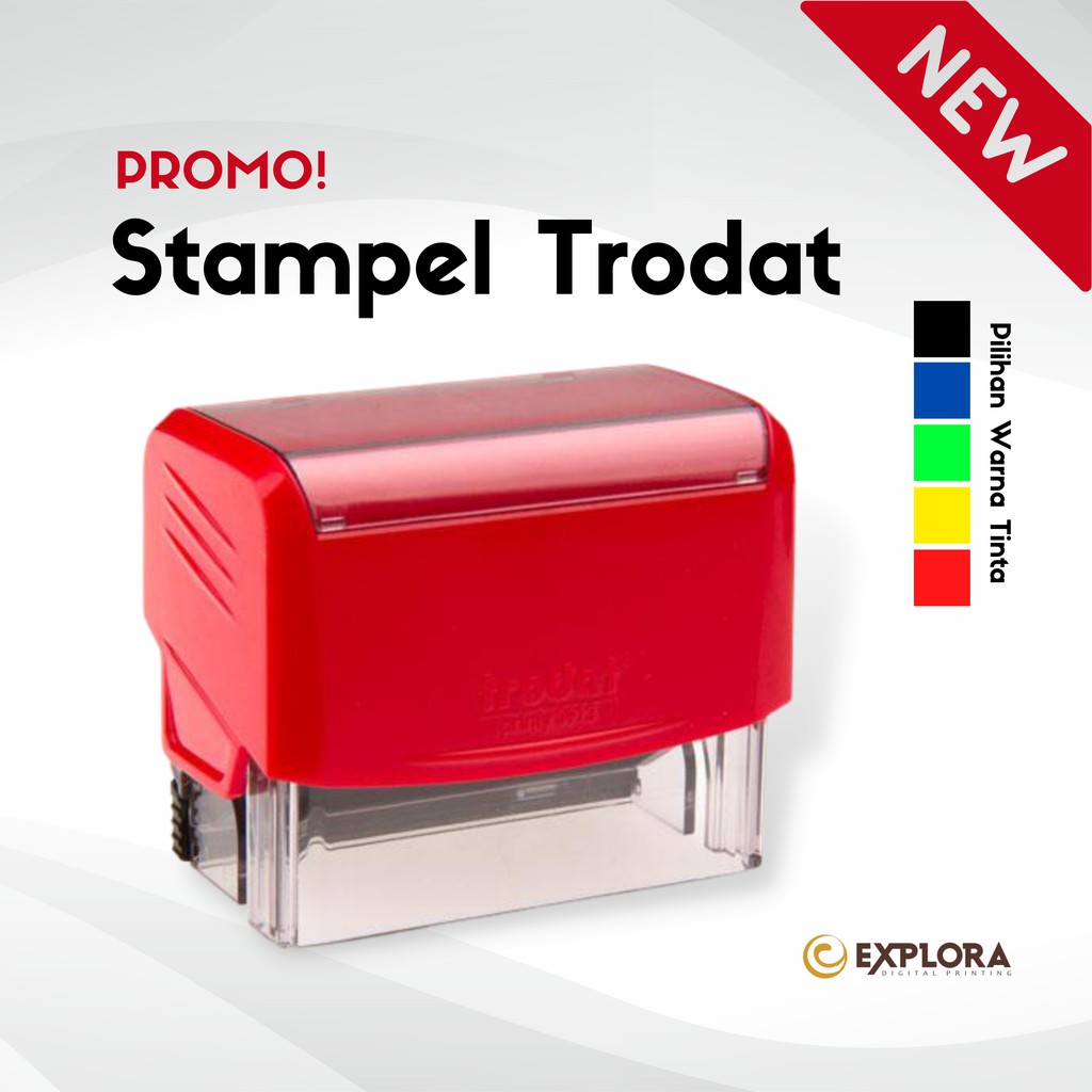 

Stempel Trodat Otomatis Perusahaan Custom Nama, Logo, Onlineshop Murah