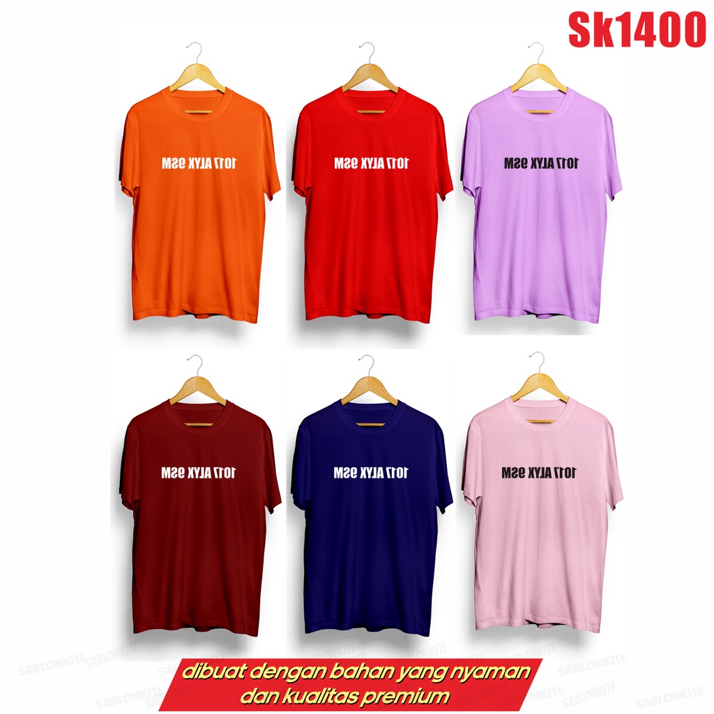 MURAH!!! KAOS HEESUNG 1017 SK1400 UNISEX COMBED 30S KPOP