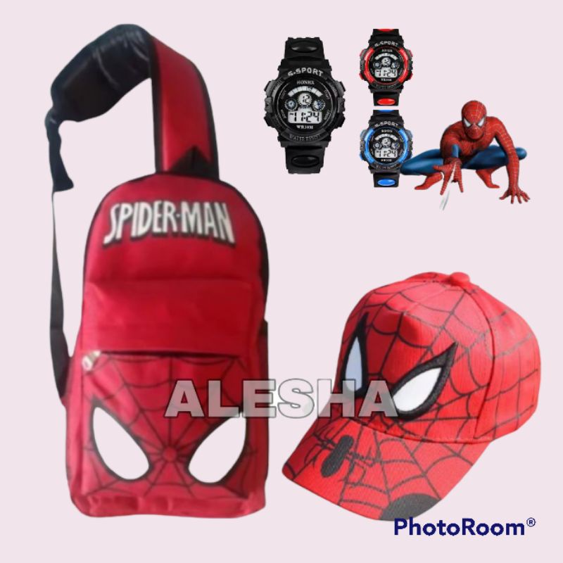 Waistbag/Tas Selempang Anak Laki-Laki Karakter FF Super Hero Murah