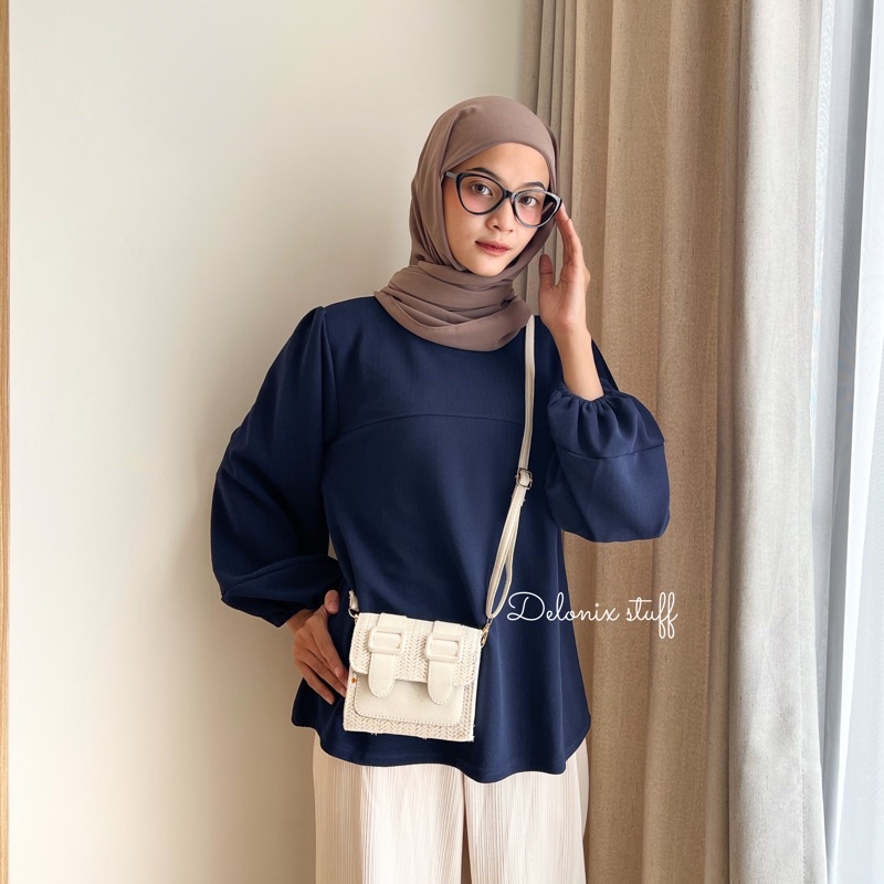 Lavine knit baloon blouse