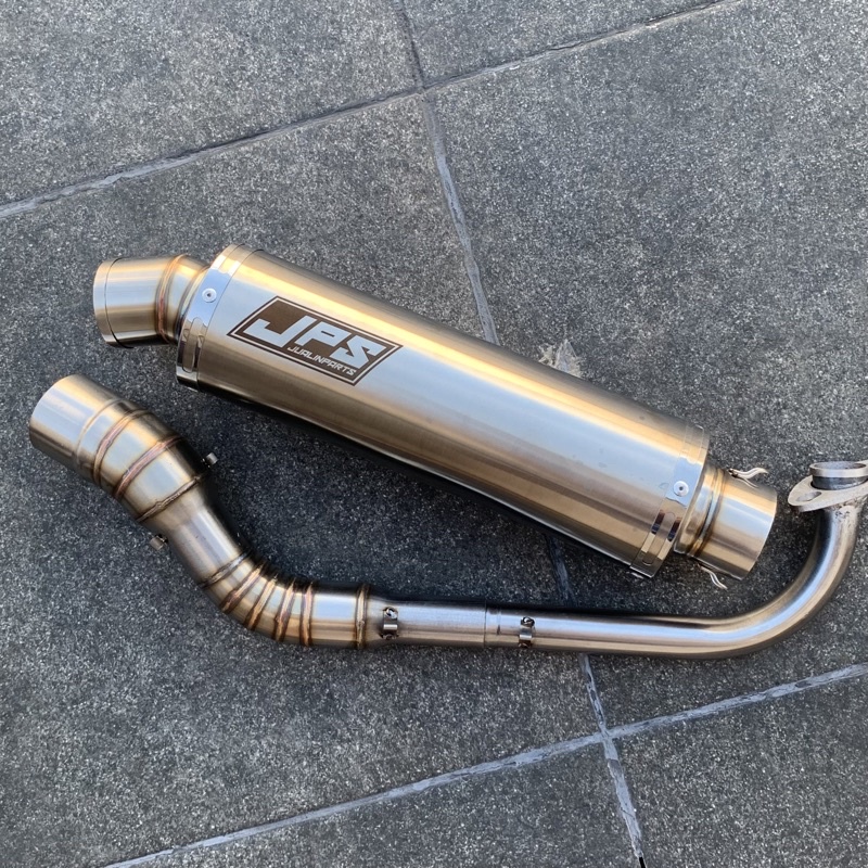 KNALPOT RACING JPS V1 INLET 50&38 JUALINPARTS SEMUA MOTOR AEROX NMAX LEXI VARIO BEAT MIO DLL