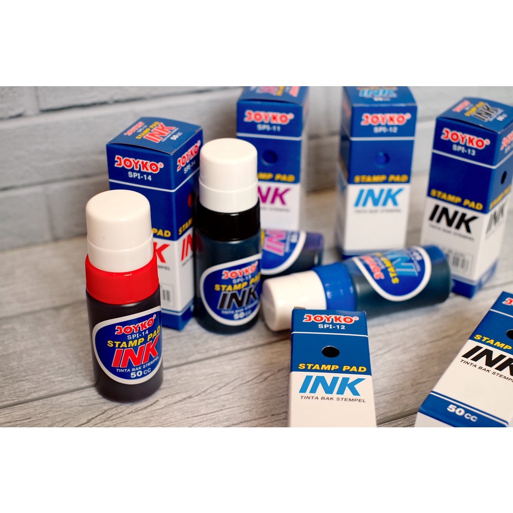 

STAMP PAD INK - Isi Ulang / Refill Tinta Bak Stempel (Joyko - SPI)