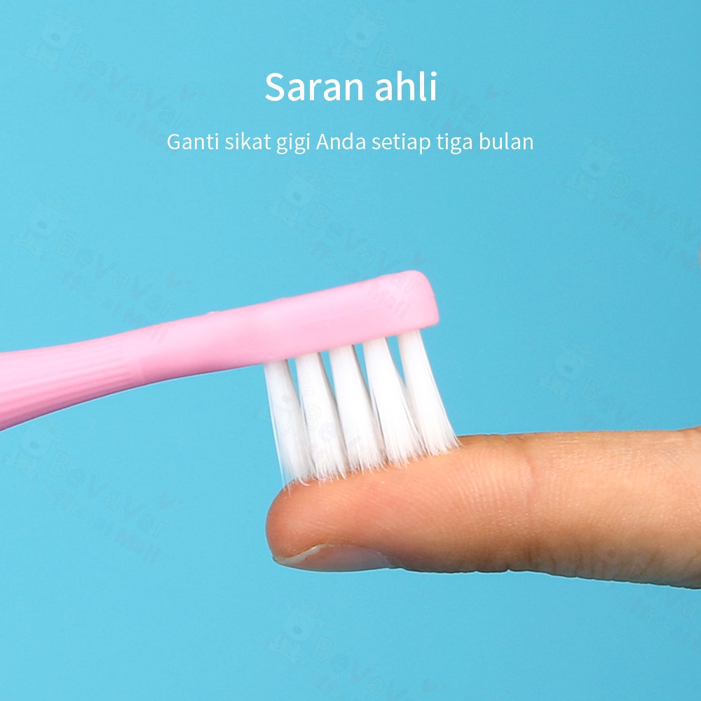 BEVAVAR 3Pcs Sikat Gigi Anak  2-10 Tahun / Kids Toothbrush