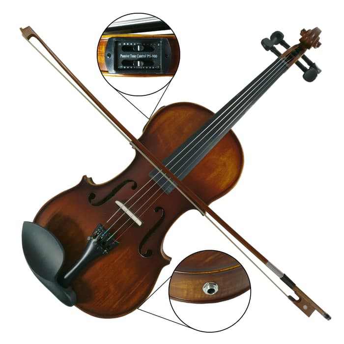 Biola Akustik Elektrik EQ Pickup Lespoir High Quality Violin