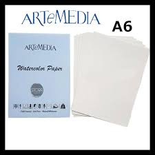 Artemedia Watercolour Paper A6 isi 5 lembar Kertas Khusus Cat Air A6