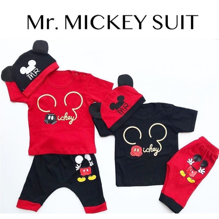 Baju Anak Laki Laki Setelan Baju Bayi Lucu Disneyy Mickey