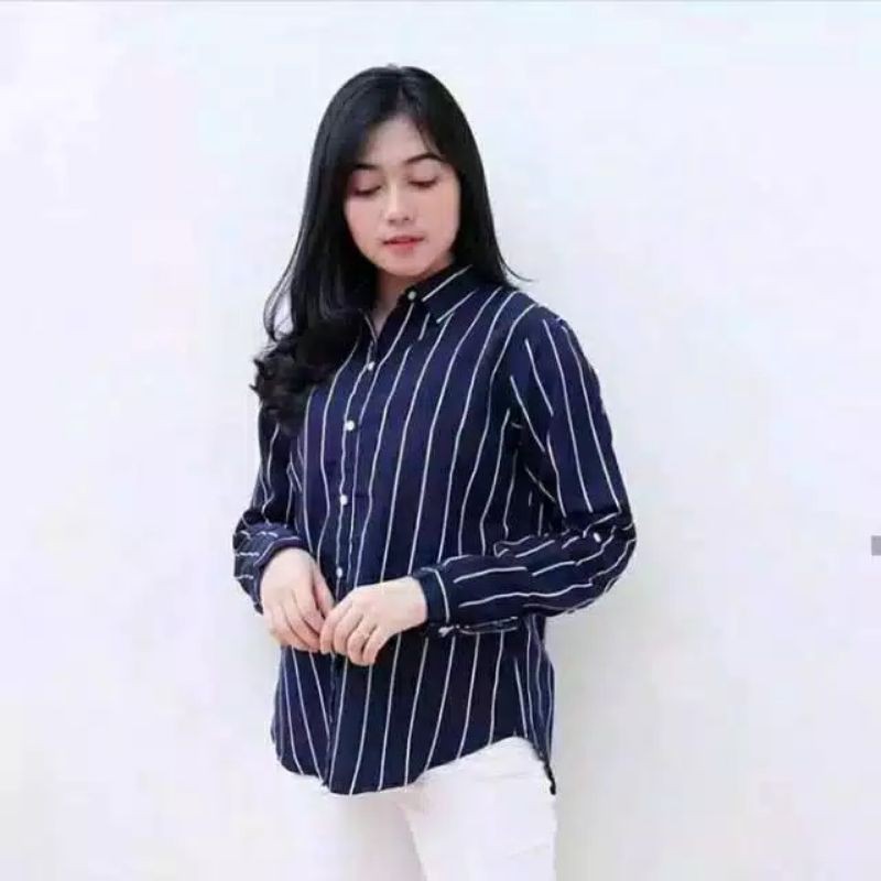 KEMEJA SALUR JUMBO DAN STANDAR||KEMEJA KANTOR|KEMEJA WANITA