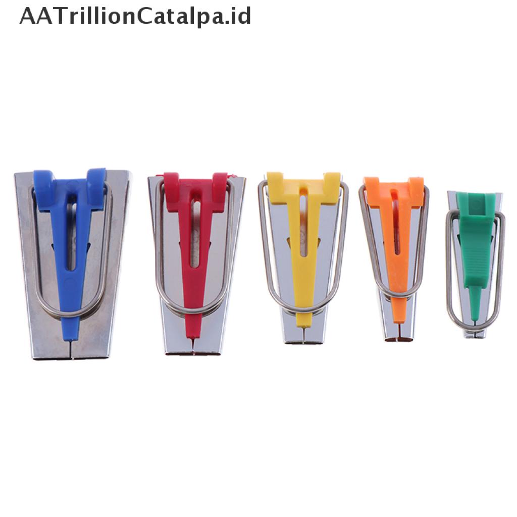 (AATrillionCatalpa) Bias Tape Maker Pembuat Bisban Kain Handmade DIY