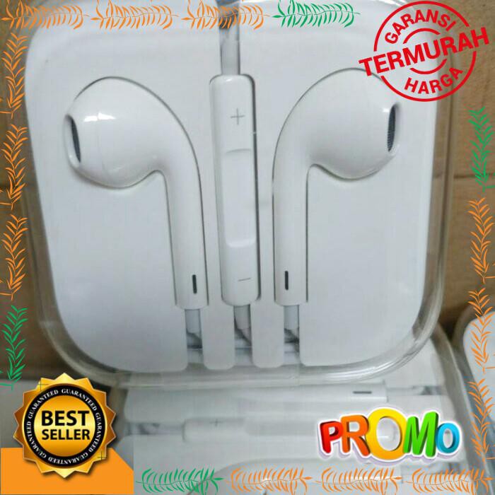 HEADSET HANDSFREE EARPHONE APPLE IPHONE 5 6 ORIGINAL