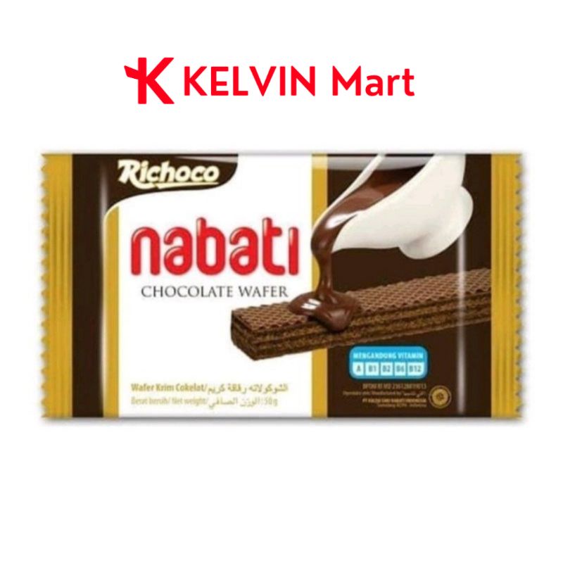 Nabati Richoco Wafer Chocolate Pck 46g | KELVIN Mart