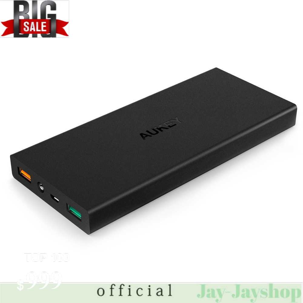 Aukey Power Bank 2 Port 2A 16000mAh QC3.0 - PB-T9