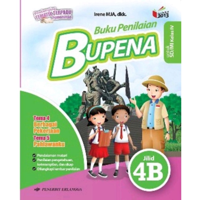 Buku Bupena Kelas 1A, 1B, 4A, 4B