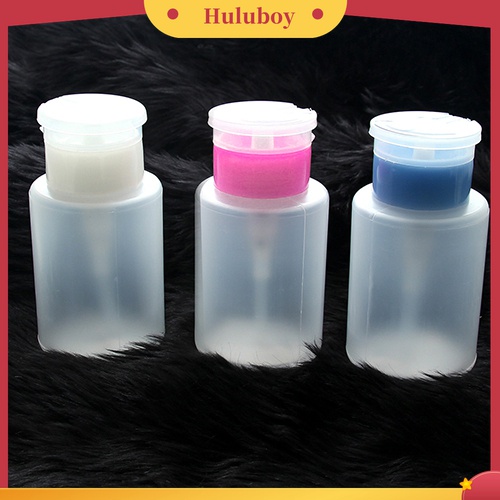 Huluboy Huluboy♡ Botol Dispenser Pompa Kosong 150ML Untuk Pembersih Kutek UV GEL